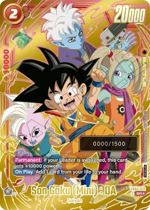 Son Goku (Mini) : DA (Serial Numbered) #fb4-012 – Fusion World Promotion Cards and Packs
