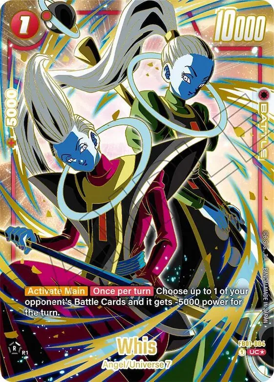 Whis (1st Anniversary Set) #fb1-004 – Fusion World Promotion Cards and Packs