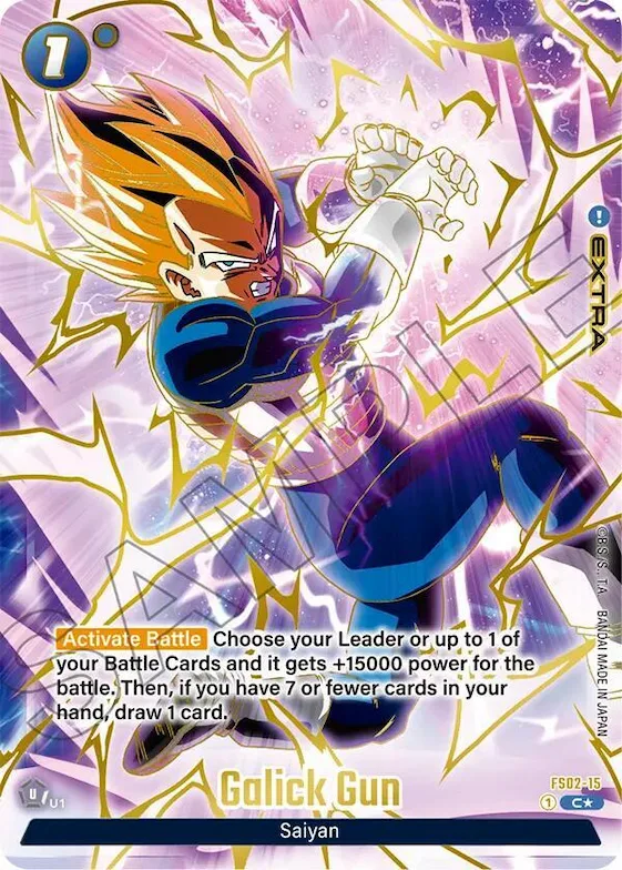 Galick Gun (1st Anniversary Set) #fs2-15 – Fusion World Promotion Cards and Packs