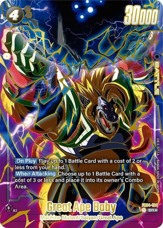 Great Ape Baby (1st Anniversary Set) #fb4-104 – Fusion World Promotion Cards and Packs