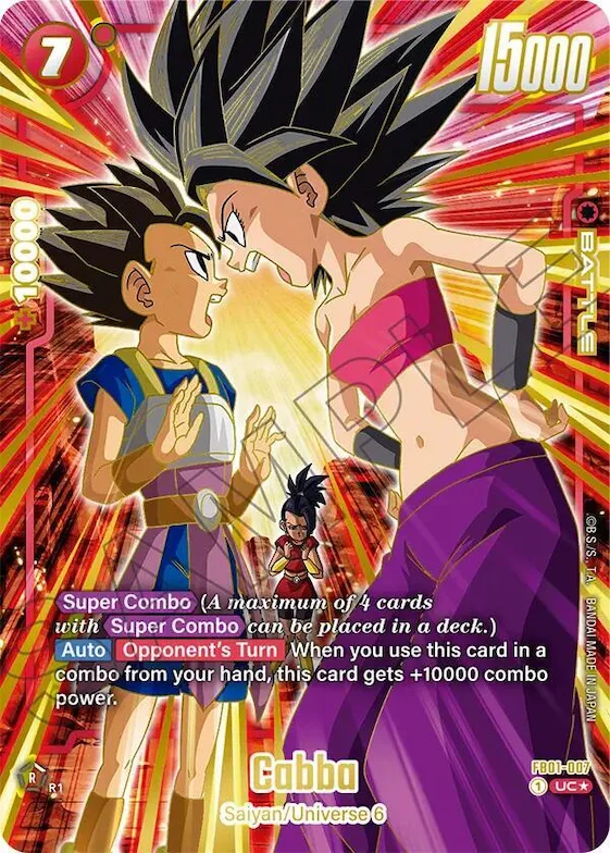 Cabba (1st Anniversary Set) #fb1-007 – Fusion World Promotion Cards and Packs
