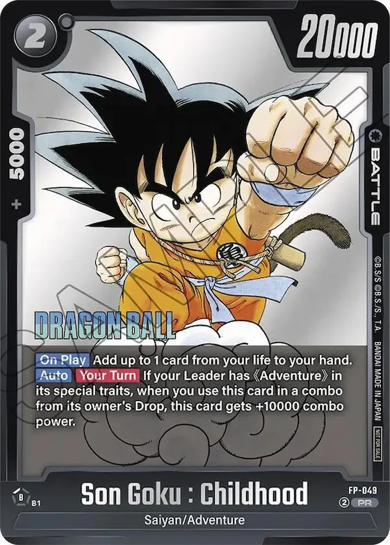 Son Goku : Childhood #fp-049 – Fusion World Promotion Cards and Packs