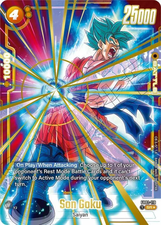 Son Goku - FB02-119 (Gold) #fb2-119 – Fusion World Promotion Cards and Packs