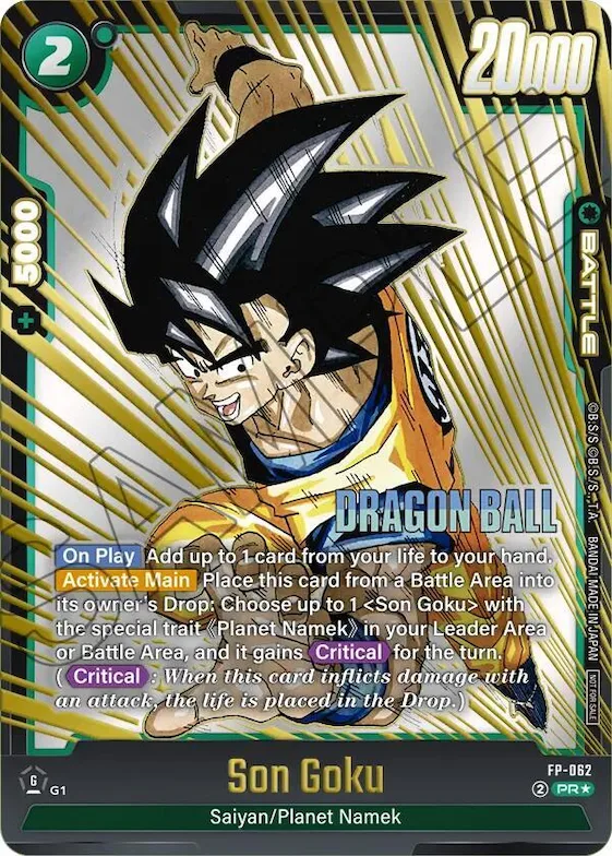 Son Goku - FP-062 (Release Event Winner) #fp-062 – Fusion World Promotion Cards and Packs