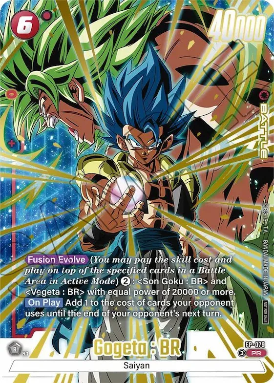 Gogeta : BR (2nd Anniversary Pack) #fp-079 – Fusion World Promotion Cards and Packs