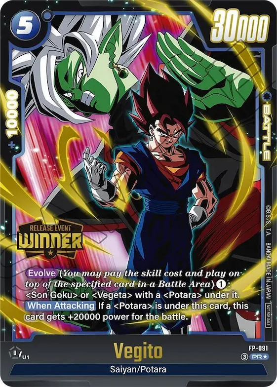 Vegito - FP-091 (Release Event Winner) #fp-091 – Fusion World Promotion Cards and Packs