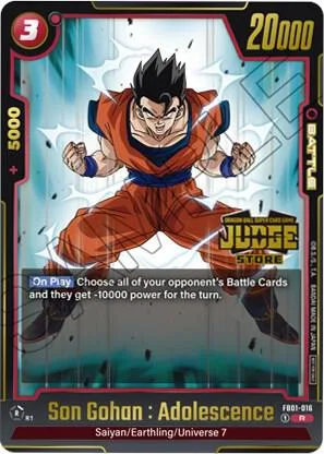Son Gohan : Adolescence (Judge Pack (Store Judge) 01) #fb1-016 – Tournament and Championship Promos