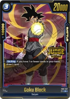 Goku Black - FB01-037 (Judge Pack (Store Judge) 01) #fb1-037 – Tournament and Championship Promos