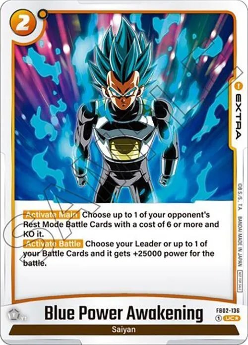 Blue Power Awakening - FB02-136 (Tournament Pack 02) #fb2-136 – Tournament and Championship Promos