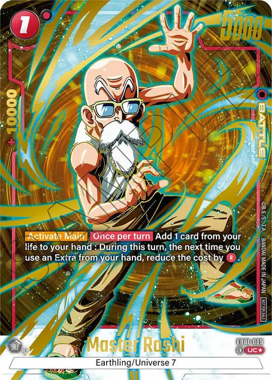 Master Roshi - FB01-005 (Championship Pack 01) (Gold) #fb1-005 – Tournament and Championship Promos