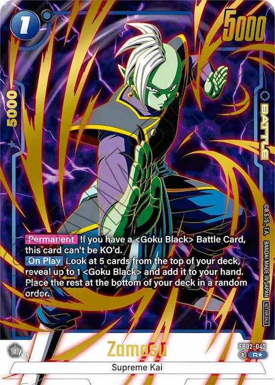 Zamasu - FB02-042 (Championship Pack 01) (Gold) #fb2-042 – Tournament and Championship Promos