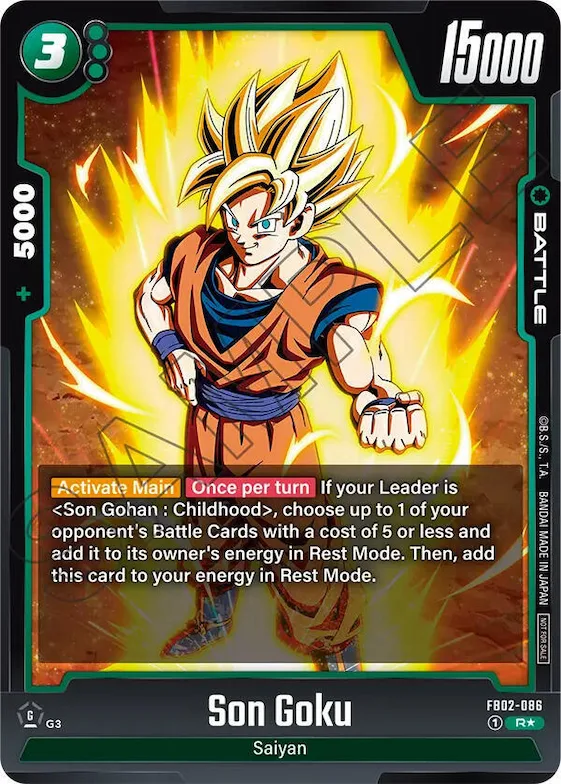 Son Goku - FB02-086 (Championship Pack 01) #fb2-086 – Tournament and Championship Promos