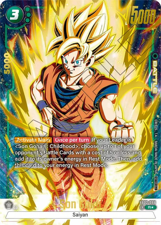 Son Goku - FB02-086 (Championship Pack 01) (Gold) #fb2-086 – Tournament and Championship Promos