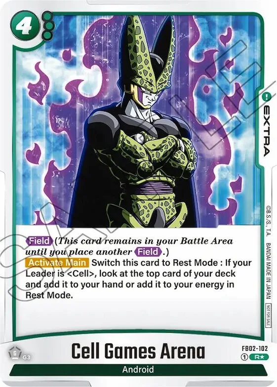 Cell Games Arena - FB02-102 (Championship Pack 02) #fb2-102 – Tournament and Championship Promos