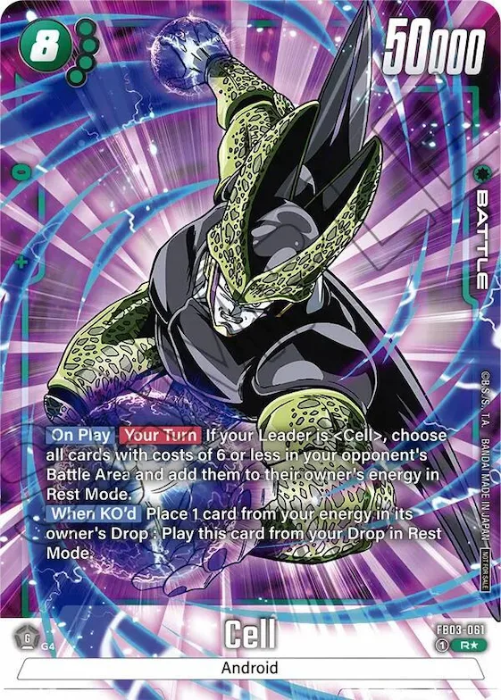 Cell (Tournament Pack -Winner- 03) #fb3-061 – Tournament and Championship Promos