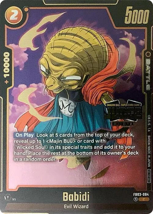 Babidi - FB03-084 (Judge Pack (Event Judge) 02) #fb3-084 – Tournament and Championship Promos