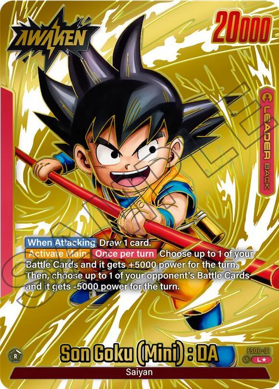Son Goku (Mini) : DA (Gold) #fs6-01 – Tournament and Championship Promos