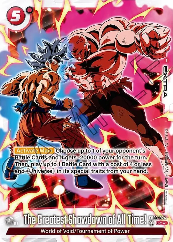 The Greatest Showdown of All Time! (Tournament Pack -Winner- 04) #fb3-024 – Tournament and Championship Promos