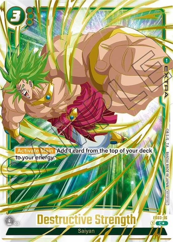 Destructive Strength (Championship Pack 03 Finalist) #fs3-16 – Tournament and Championship Promos