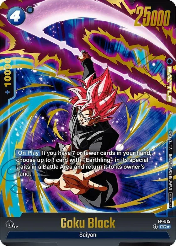 Goku Black - FP-015 (Selection Pack 01) #fp-015 – Tournament and Championship Promos