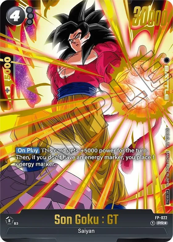 Son Goku : GT - FP-022 (Selection Pack 01) #fp-022 – Tournament and Championship Promos