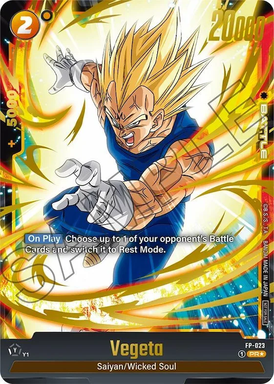 Vegeta - FP-023 (Selection Pack 01) #fp-023 – Tournament and Championship Promos