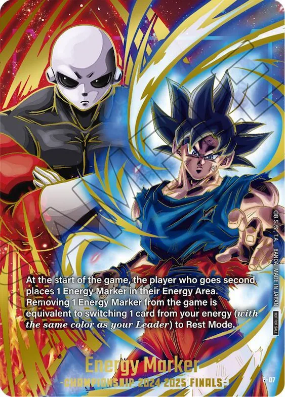 Energy Marker - E-07 (Championship 2024-2025 Finals) #e-07 – Tournament and Championship Promos