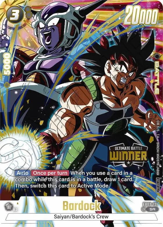 Bardock (Ultimate Battle Winner) #fb3-121 – Tournament and Championship Promos