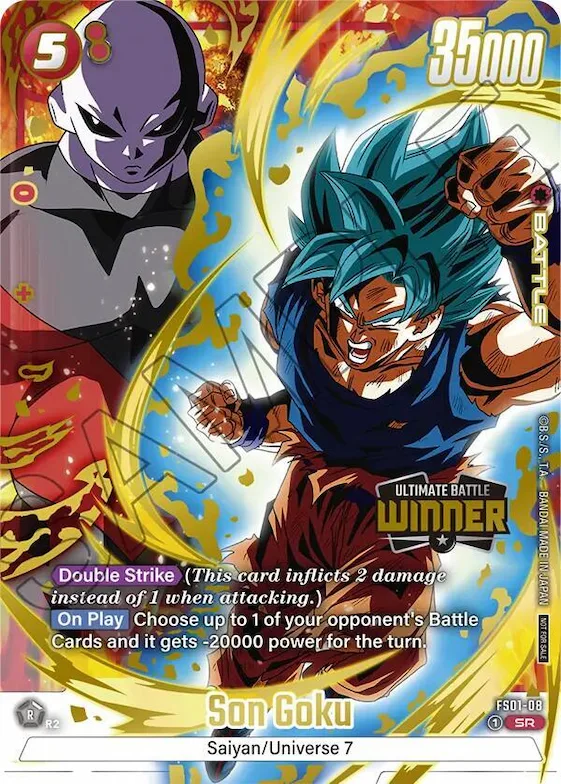 Son Goku - FS01-08 (Ultimate Battle Winner) #fs1-08 – Tournament and Championship Promos