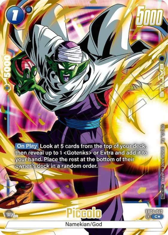 Piccolo (Alternate Art) (Limited Pack 01) #fb4-042 – Tournament and Championship Promos