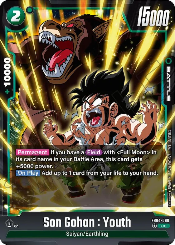 Son Gohan : Youth (Limited Pack 01) #fb4-060 – Tournament and Championship Promos
