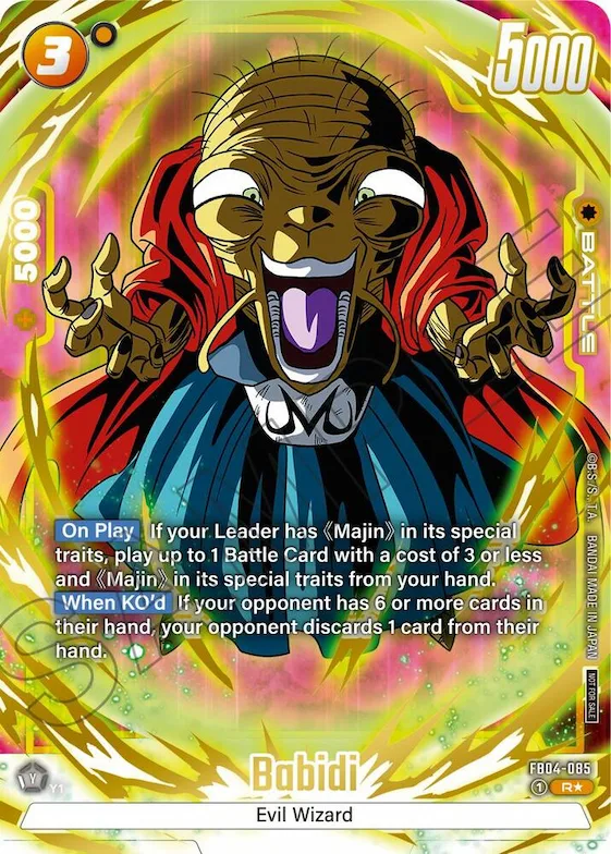 Babidi (Alternate Art) (Limited Pack 01) #fb4-085 – Tournament and Championship Promos