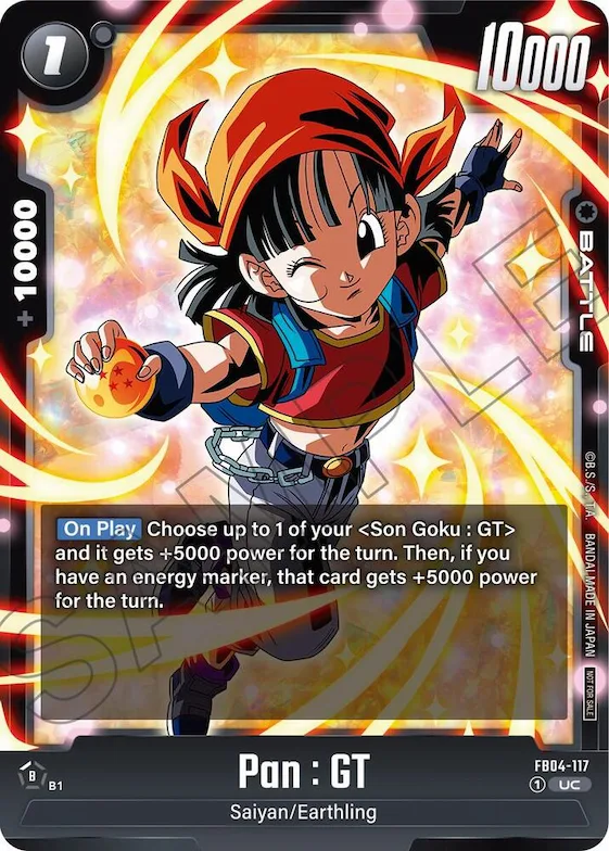 Pan : GT (Limited Pack 01) #fb4-117 – Tournament and Championship Promos