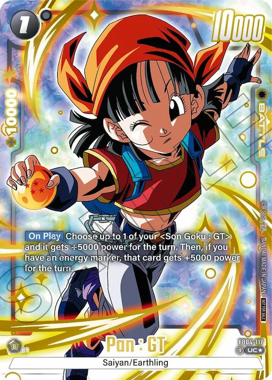Pan : GT (Alternate Art) (Limited Pack 01) #fb4-117 – Tournament and Championship Promos