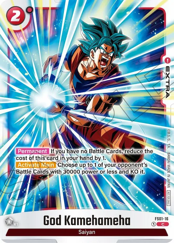 God Kamehameha (Limited Pack 01) #fs1-16 – Tournament and Championship Promos