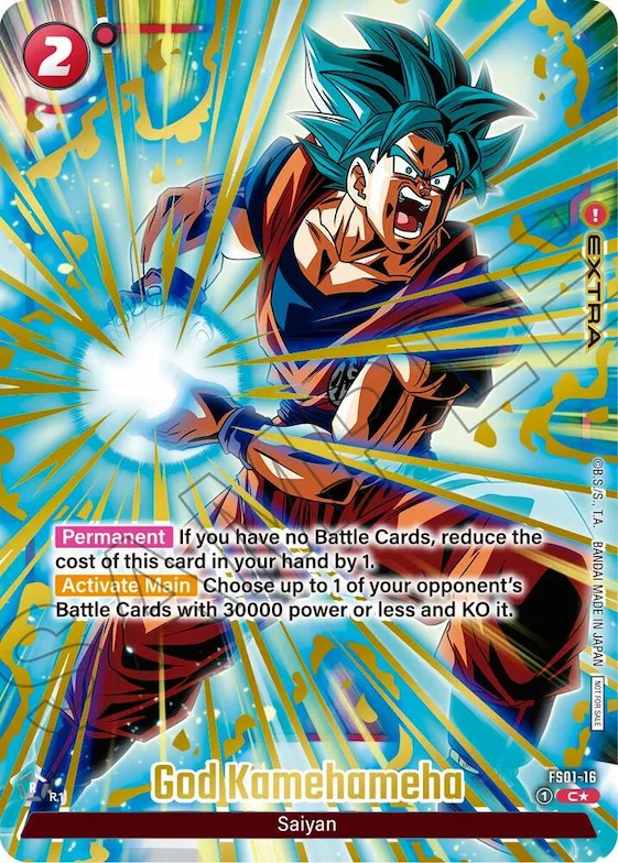 God Kamehameha (Alternate Art) (Limited Pack 01) #fs1-16 – Tournament and Championship Promos