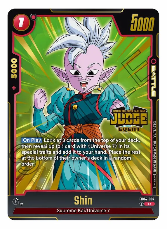 Shin (Judge Pack (Event Judge) 03) #fb4-007 – Tournament and Championship Promos