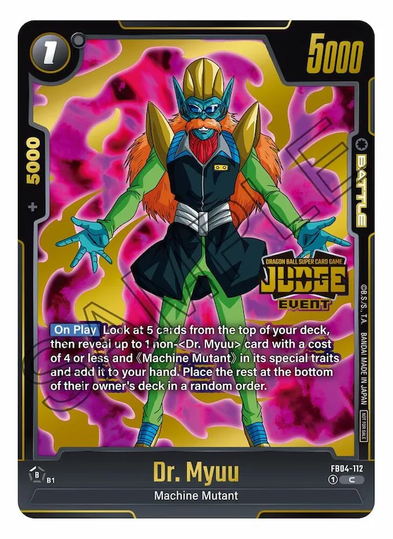 Dr. Myuu (Judge Pack (Event Judge) 03) #fb4-112 – Tournament and Championship Promos