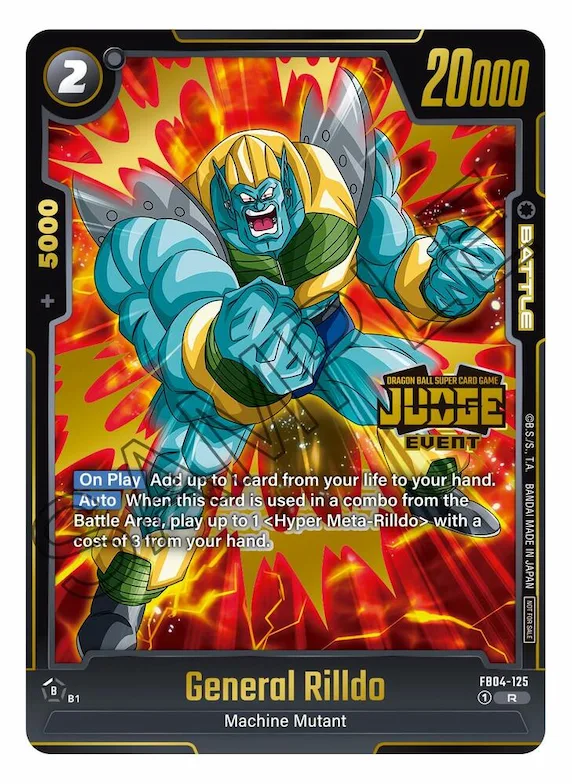 General Rilldo (Judge Pack (Event Judge) 03) #fb4-125 – Tournament and Championship Promos