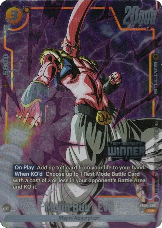 Majin Buu : Evil (Tournament Pack -Winner- 06) #fb5-086 – Tournament and Championship Promos