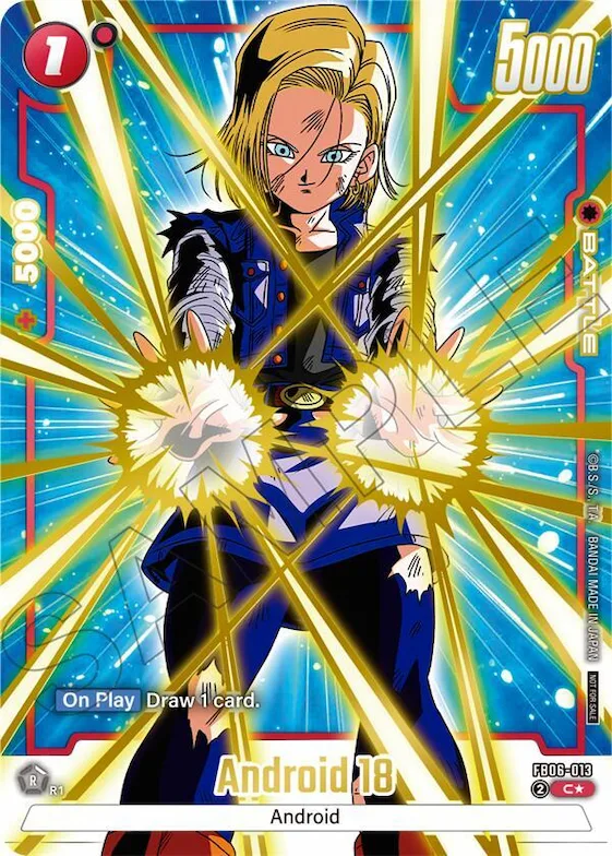 Android 18 (Limited Pack 02) (Alternate Art) #fb7-013 – Tournament and Championship Promos