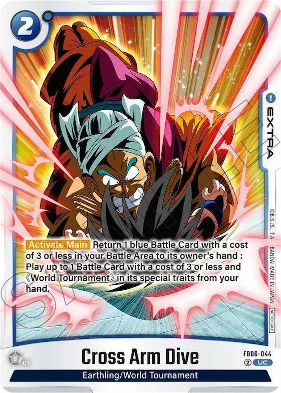 Cross Arm Dive (Limited Pack 02) #fb6-044 – Tournament and Championship Promos