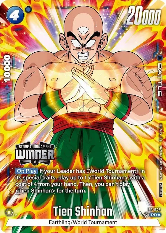 Tien Shinhan - FP-045 (Tournament Pack -Winner- 07) #fp-045 – Tournament and Championship Promos