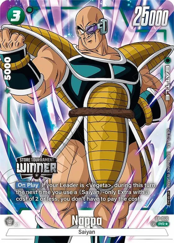 Nappa - FP-046 (Tournament Pack -Winner- 07) #fp-046 – Tournament and Championship Promos