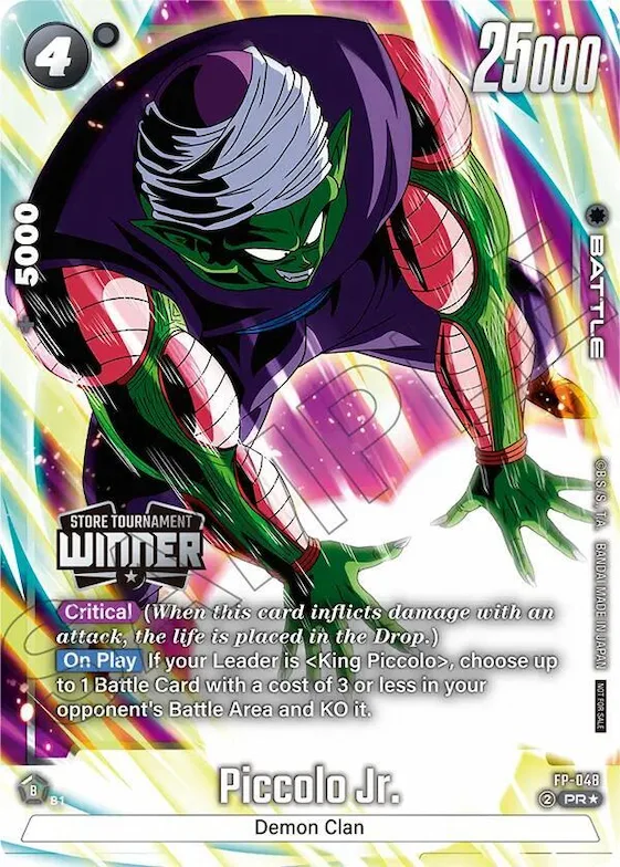 Piccolo Jr. - FP-048 (Tournament Pack -Winner- 07) #fp-048 – Tournament and Championship Promos