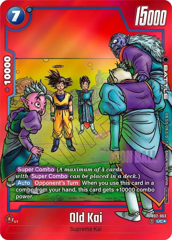 Old Kai (Limited Pack MANGA Version 01) #fb2-063 – Tournament and Championship Promos