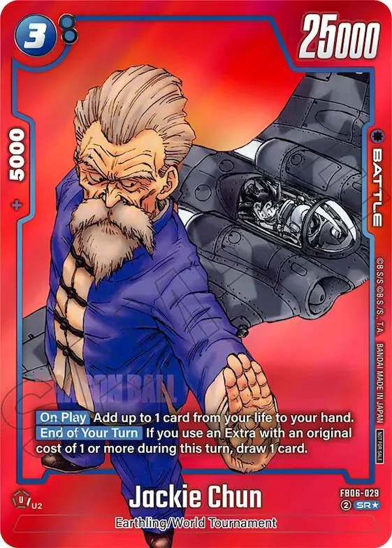 Jackie Chun (Limited Pack MANGA Version 01) #fb6-029 – Tournament and Championship Promos