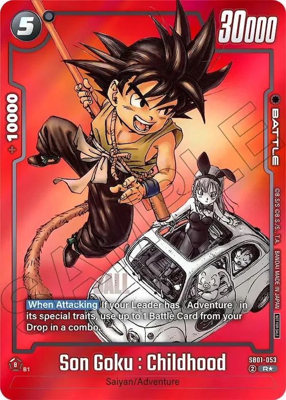 Son Goku : Childhood - SB01-053 (Limited Pack MANGA Version 01) #sb1-053 – Tournament and Championship Promos