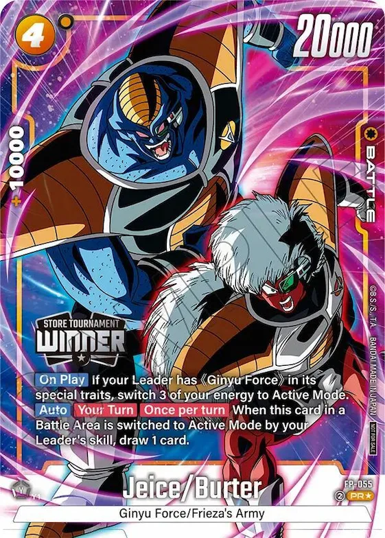 Jeice/Burter (Tournament Pack -Winner- 08) #fp-055 – Tournament and Championship Promos
