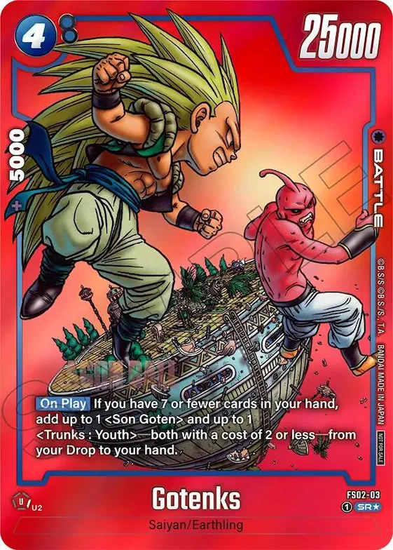 Gotenks - FS02-03 (Limited Pack MANGA Version 02) #fs2-03 – Tournament and Championship Promos